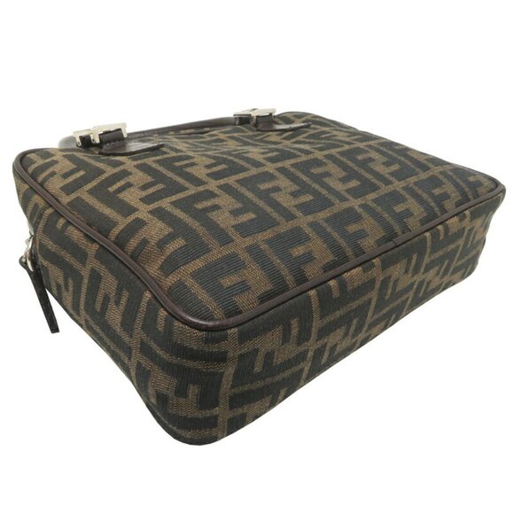 FENDI Brown Zucca Shoulder Bag - Picture 3 of 10